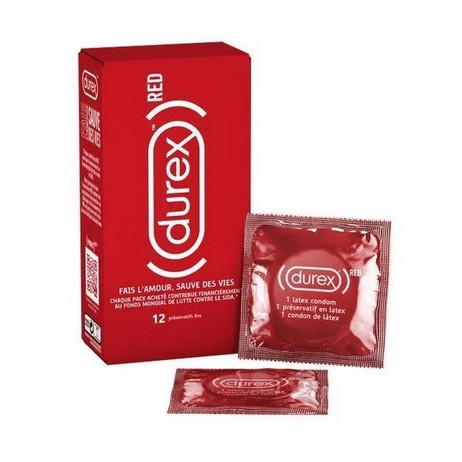 DUREX Red préservatifs fins x12