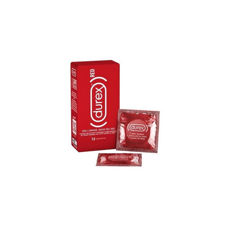 DUREX Red préservatifs fins x12
