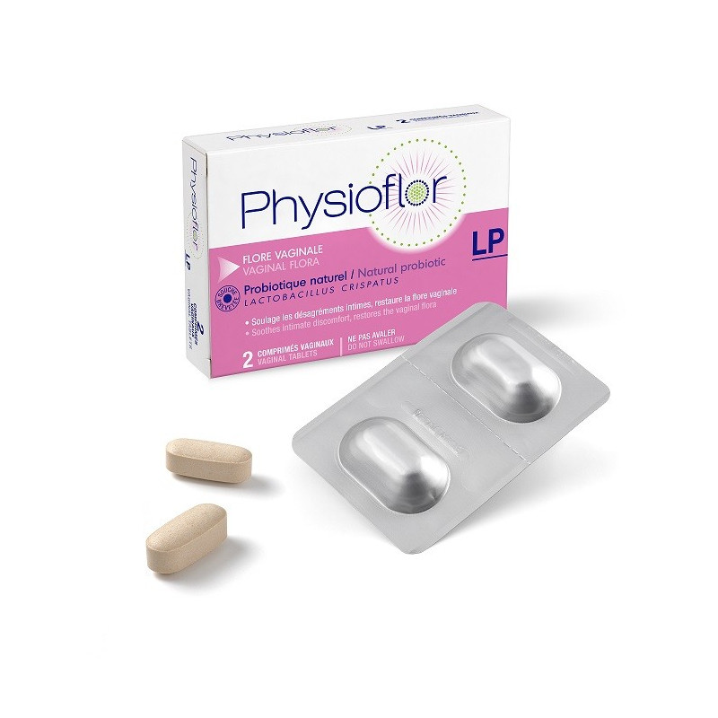 PHYSIOFLOR LP Flore vaginale comprimés vaginaux x2