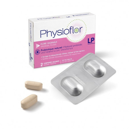 PHYSIOFLOR LP Flore vaginale comprimés vaginaux x2