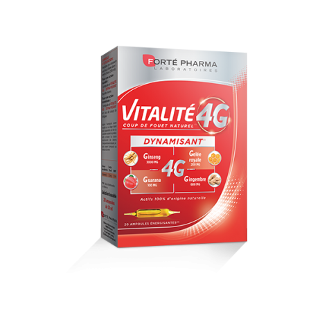 FORTEPHARMA Vitalité 4G Dynamisant x30 ampoules