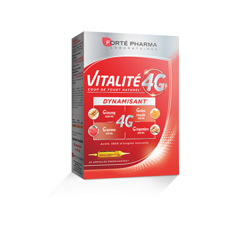 FORTEPHARMA Vitalité 4G Dynamisant x30 ampoules