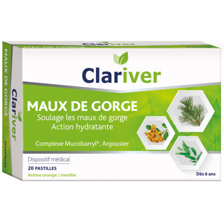 CLARIVER Maux de gorge...