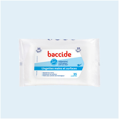 BACCIDE Lingettes mains et...
