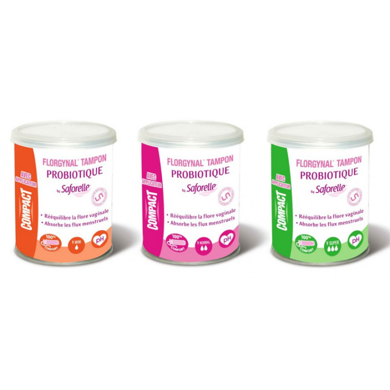 SAFORELLE tampons probiotiques x9 SAFORELLE tampons probiotiques x9