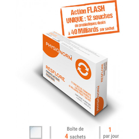 PHYSIONORM Resflore sachets