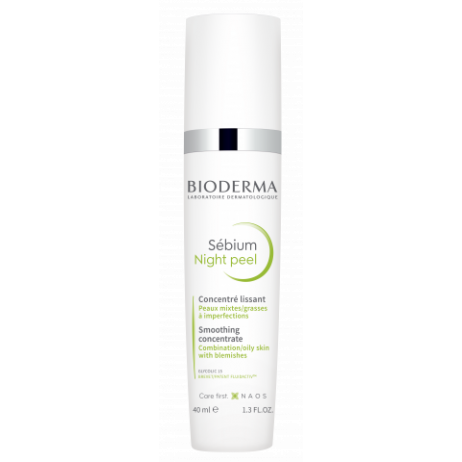 BIODERMA Sebium Night Peel Concentré Lissant 40ml