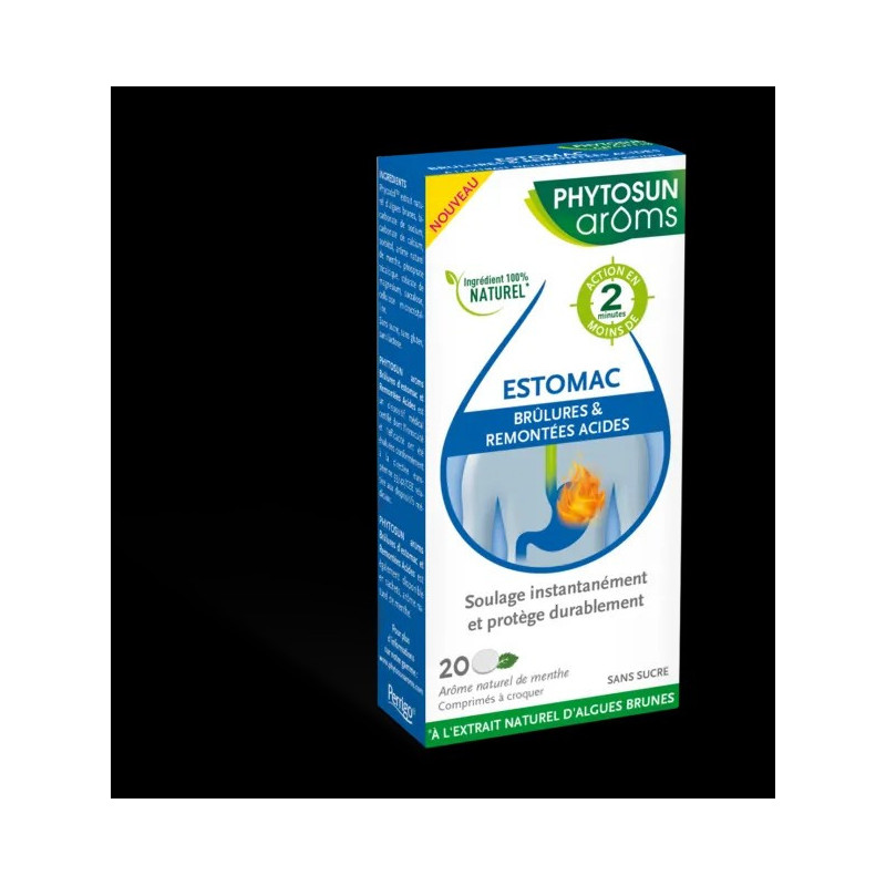 PHYTOSUN AROMS Estomac brûlures & remontées acides x20 capsules PHY...