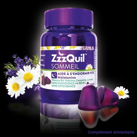 ZZZQUIL Sommeil Gommes Goût...