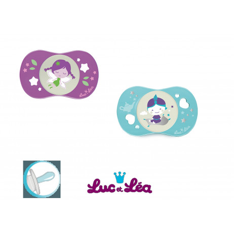 LUC ET LEA Sucette silicone...