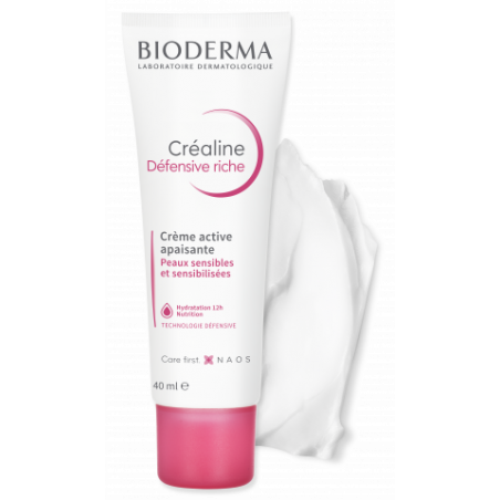 BIODERMA Créaline Défensive Riche Crème Active Apaisante 40ml