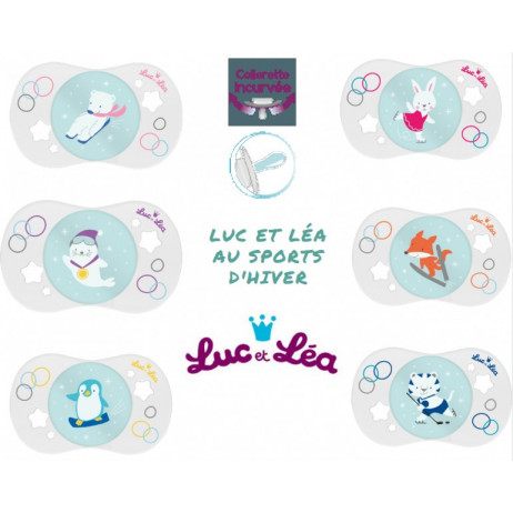 LUC ET LEA Sucette silicone...