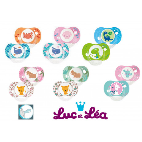 LUC ET LEA Sucette silicone...