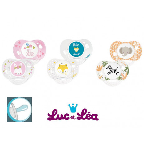LUC ET LEA Sucette silicone...