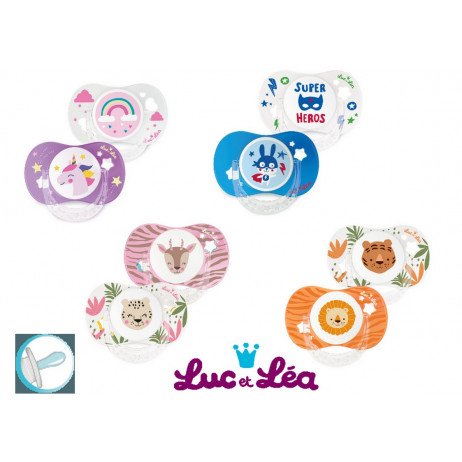 LUC ET LEA Sucette silicone...