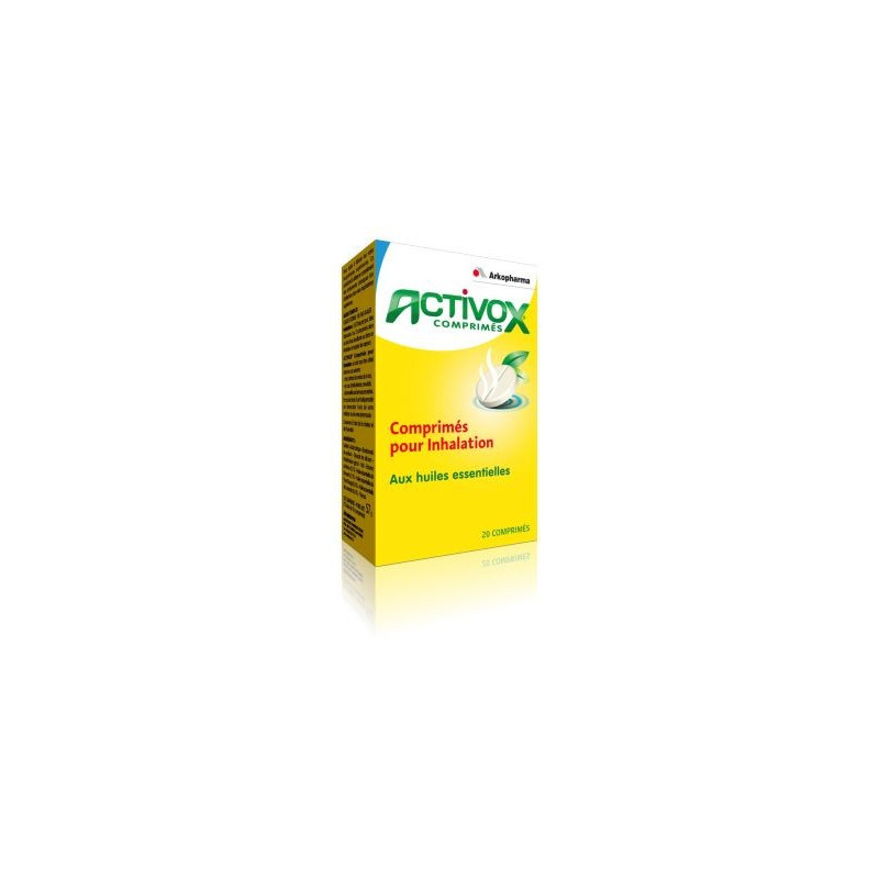 ARKOPHARMA Activox 20 comprimés pour inhalation ARKOPHARMA Activox 20 comprimés pour inhalation