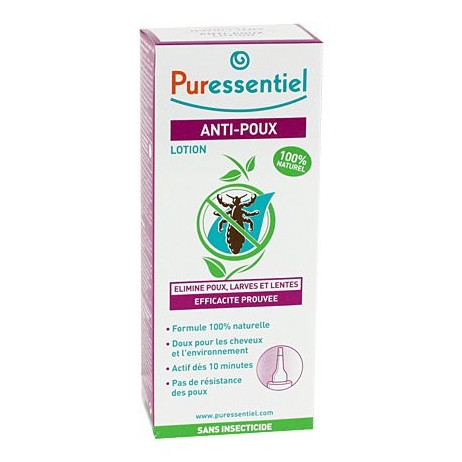 PURESSENTIEL Anti-poux lotion 100 ml + peigne