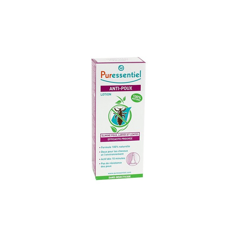 PURESSENTIEL Anti-poux lotion 100 ml + peigne