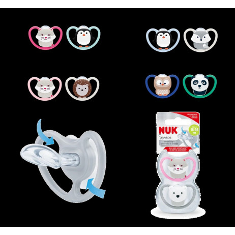 NUK Space sucette silicone...