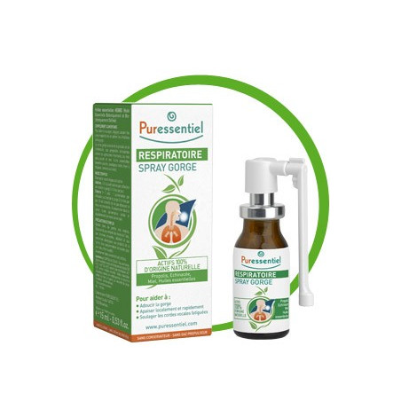 PURESSENTIEL Spray gorge respiratoire 15ml
