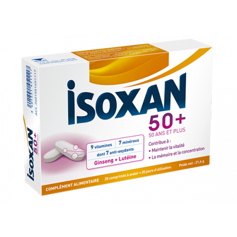ISOXAN 50+ comprimés x20