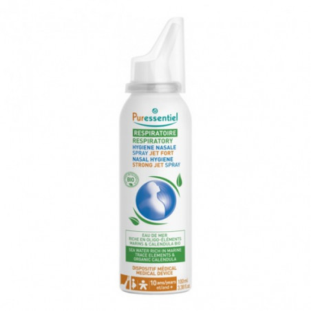 PURESSENTIEL Respiratoire Hygiène Nasale Spray Jet Fort 100ml