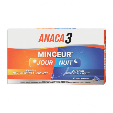 ANACA 3 Minceur Comprimés Jour/Nuit x60