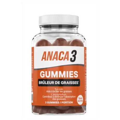 ANACA 3 Brûleur de Graisse 60 Gummies