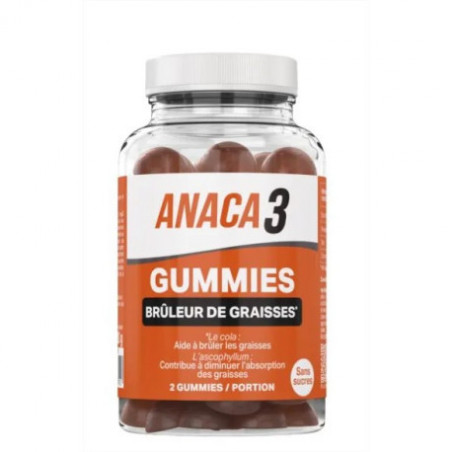 ANACA 3 Brûleur de Graisse 60 Gummies