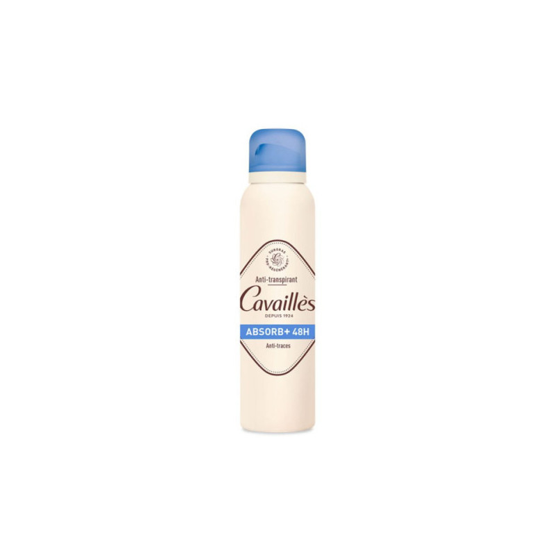 CAVAILLES Déodorant Absorb+ Anti-Traces Spray 150ml CAVAILLES Déodorant Absorb+ Anti-Traces Spray 150ml