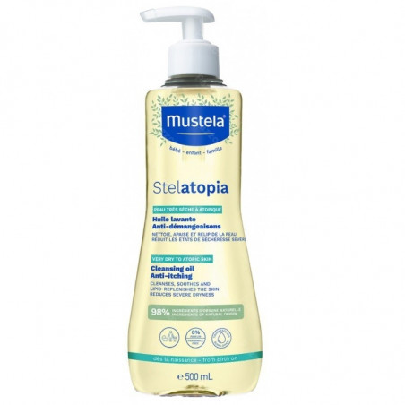 Mustela Stelatopia Huile Lavante Anti-Démangeaisons 500ml