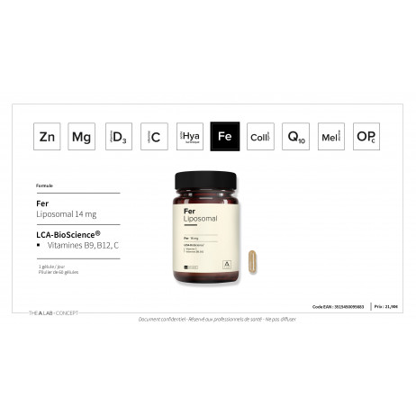 A-LAB Fer Liposomal 60 Gélules