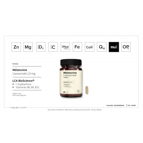 A-LAB Mélatonine 1,9mg...