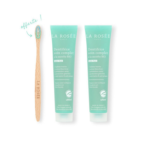 LA ROSEE Pack 2 Dentifrices...