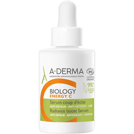 A-DERMA Biology Energy C Sérum Coup d'Eclat 30ml