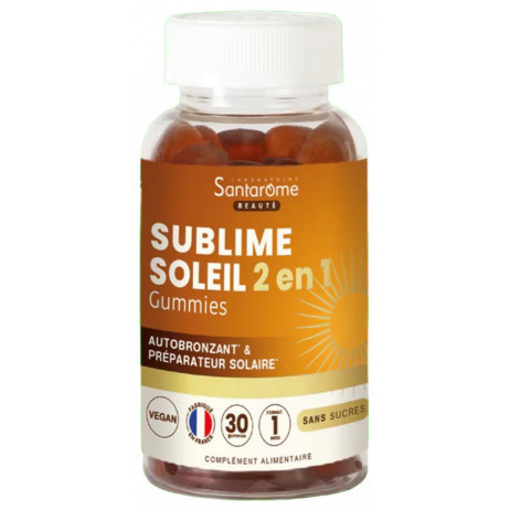 santarome sublime soleil 2en1 30gummies