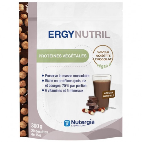 NUTERGIA ErgyNutril 300g noisette chocolat paramedocdiscount