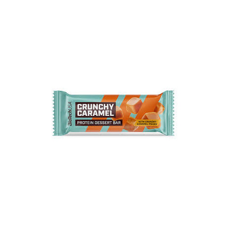 BIOTECH USA Crunchy Caramel Protein Dessert Bar 50g paramedocdiscount