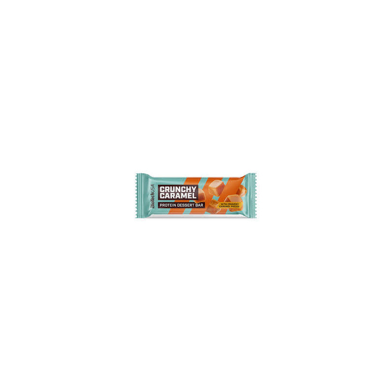 BIOTECH USA Crunchy Caramel Protein Dessert Bar 50g paramedocdiscount BIOTECH USA Crunchy Caramel Protein Dessert Bar 50g paramedocdiscount