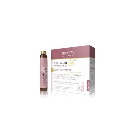BIOCYTE Collagen Shot Beauté et Fermeté 10 Shots Goût Cerise