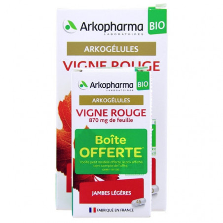 ARKOPHARMA Arkogélules Vigne rouge paramedocdiscount.com
