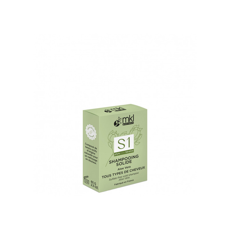MKL S1 Shampooing Solide Aloe Vera BIO 65g MKL S1 Shampooing Solide Aloe Vera BIO 65g