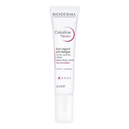 BIODERMA Créaline Yeux+ Soin Regard Anti-Fatigue 15ml