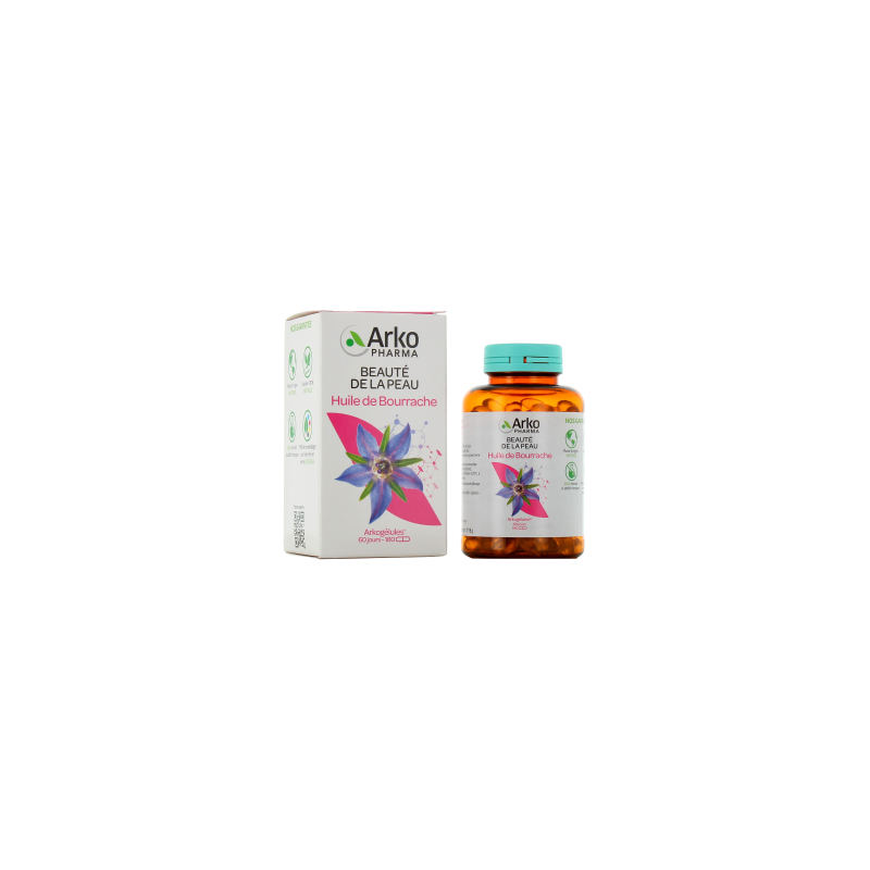 ARKOPHARMA Huile de Bourrache Beauté de la Peau 60gélules