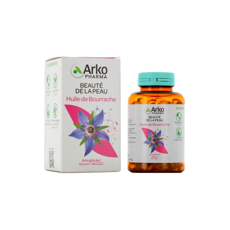 ARKOPHARMA Huile de Bourrache Beauté de la Peau 60gélules