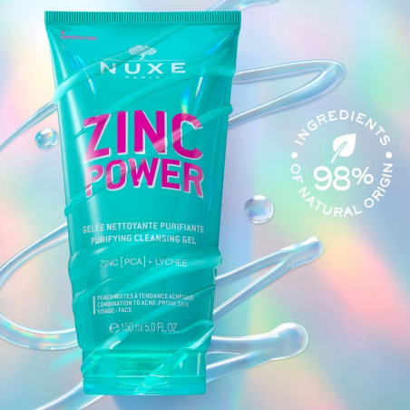 NUXE Zinc Power Gelée Nettoyante Purifiante 150ml