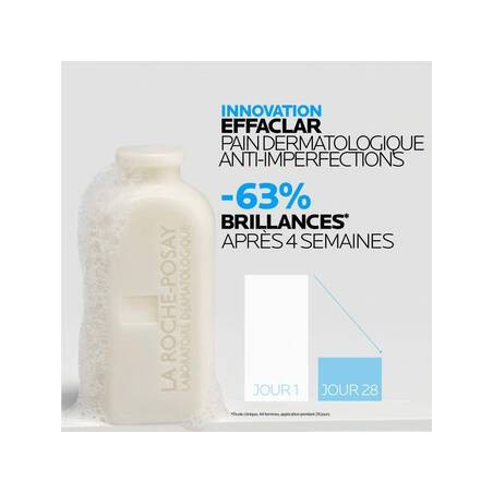 LA ROCHE-POSAY Effaclar Pain Dermatologique Anti-Imperfections 65g