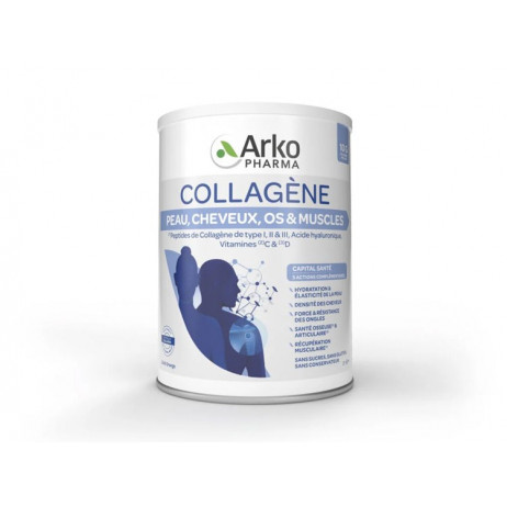 ARKOPHARMA Collagène Peau, Cheveux, Os & Muscles 260g