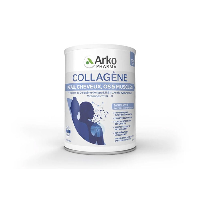 ARKOPHARMA Collagène Peau, Cheveux, Os & Muscles 260g