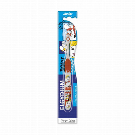 ELGYDIUM Brosse à Dents Junior 7/12ans Edition Astérix